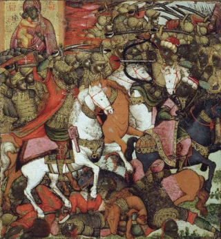  Vasily Yaroslavich of Kostroma - fragment from "Our Lady Feodorovskaya in Miracles"