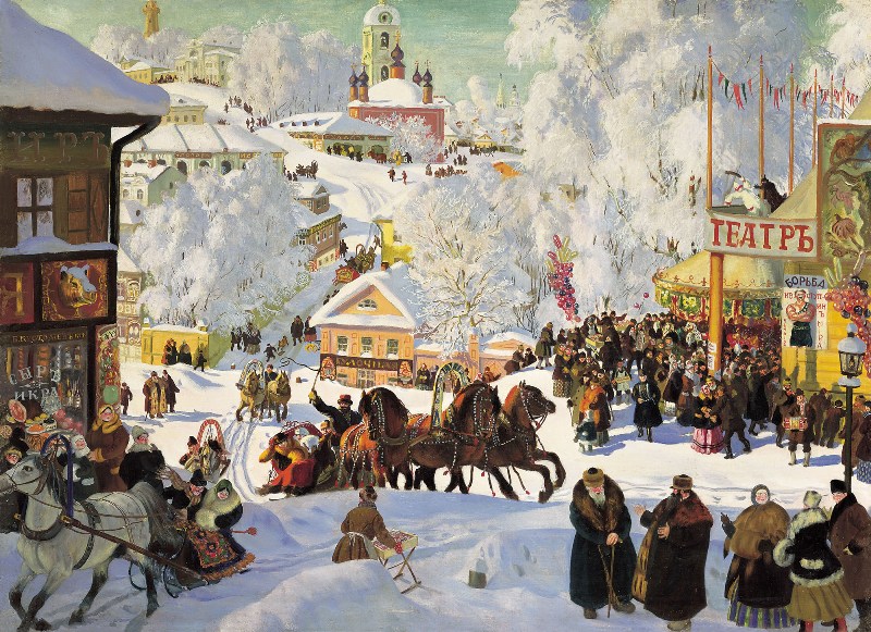 Борис Кустодиев. На ярмарке