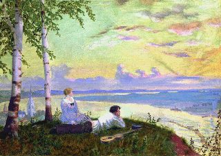 B.M. Kustodiev. Storm